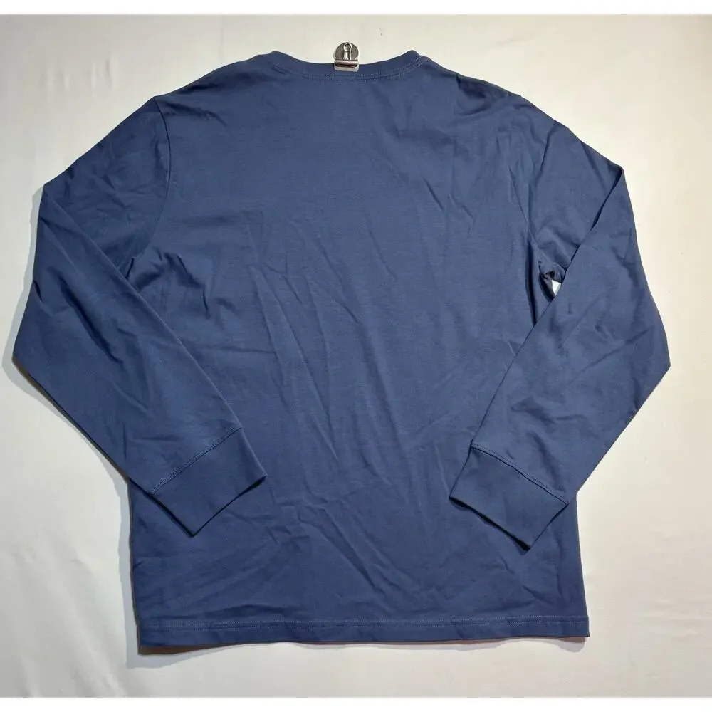 Levi’s Relaxed Fit Long Sleeve Graphic T Shirt Blue Men’s Medium NWT